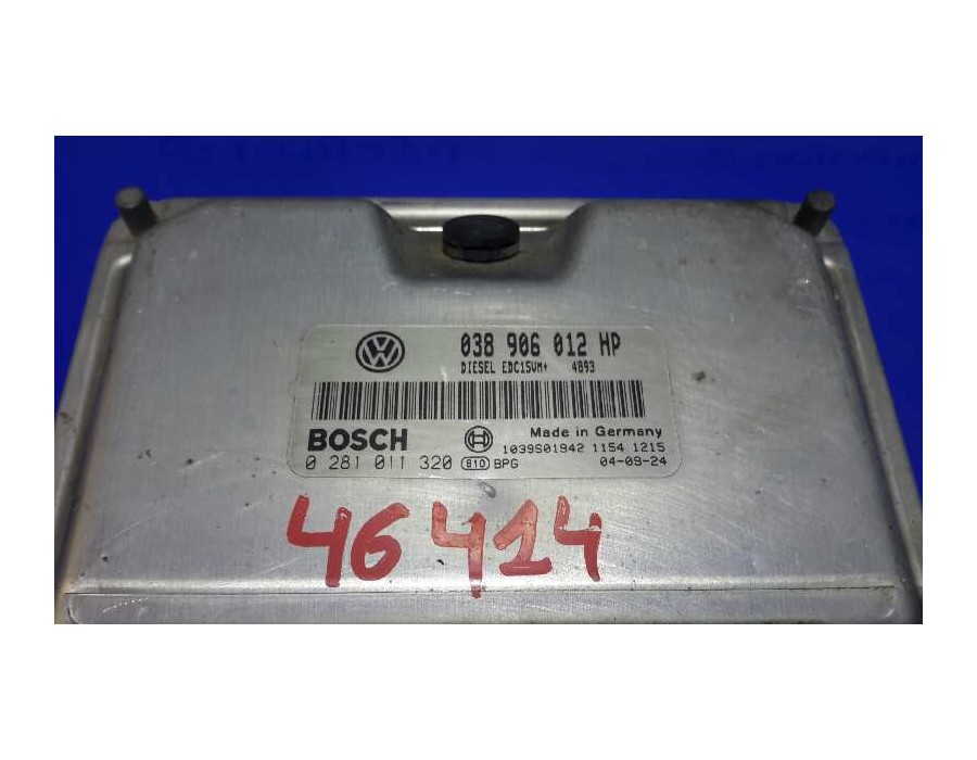 Recambio de centralita motor uce para seat ibiza (6l1) 1.9 sdi referencia OEM IAM 0281011320 EDC15VM+ 038906012HP