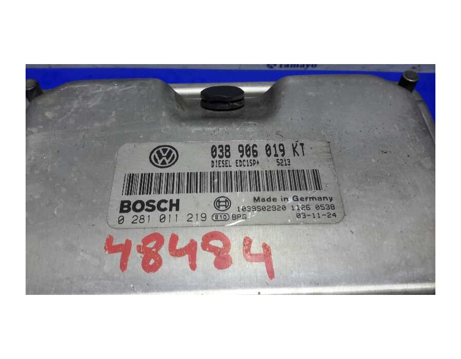 Recambio de centralita motor uce para seat ibiza (6l1) 1.9 tdi referencia OEM IAM 0281011219 EDC15P+ 038906019KT