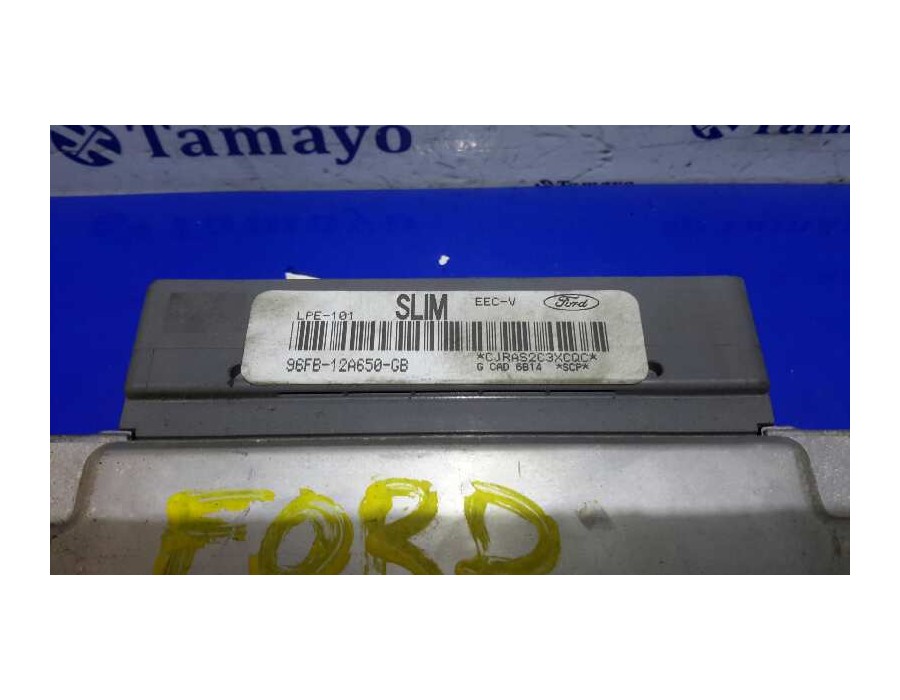 Recambio de centralita motor uce para ford fiesta berlina 1.25 16v cat referencia OEM IAM 96FB12A650GB  