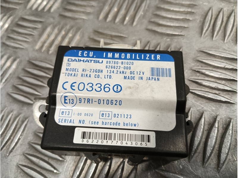 Recambio de modulo electronico para subaru justy j13 1.0 referencia OEM IAM 89780B1020  626622000