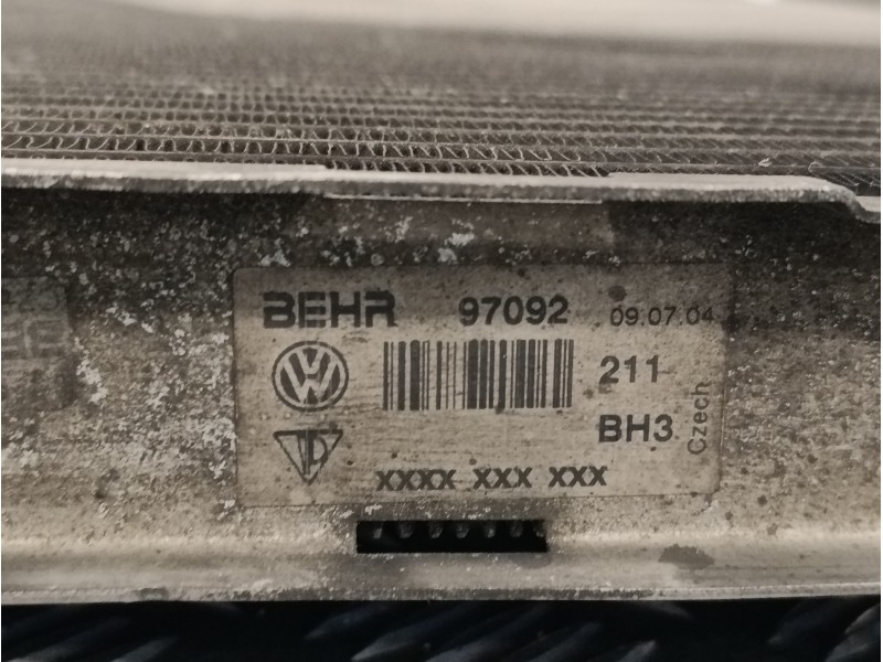 Recambio de radiador agua para volkswagen touareg (7la) 2.5 tdi referencia OEM IAM 7L6121253  