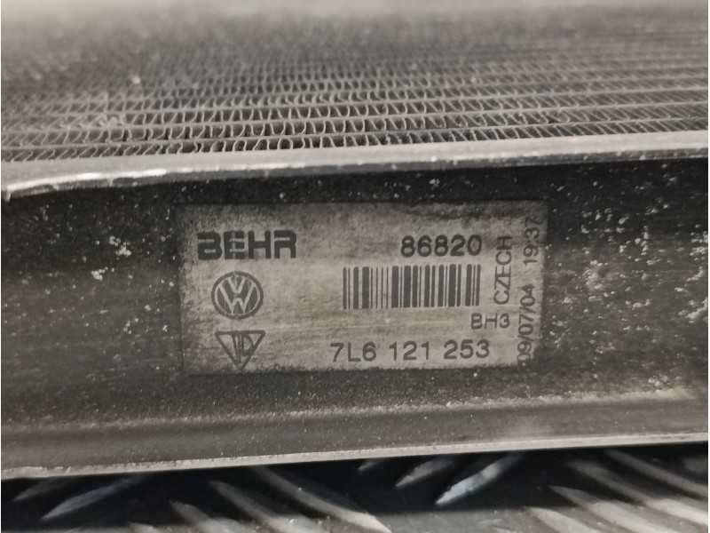 Recambio de radiador agua para volkswagen touareg (7la) 2.5 tdi referencia OEM IAM 7L6121253  