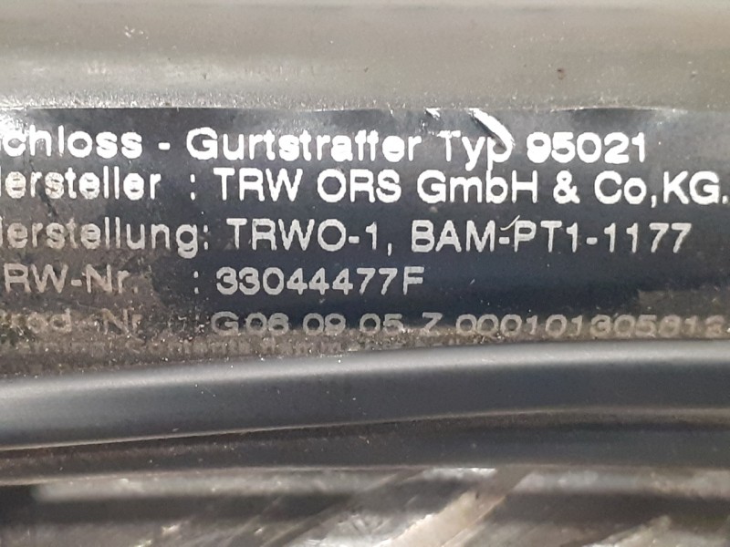 Recambio de pretensor airbag derecho para bmw serie 1 berlina (e81/e87) referencia OEM IAM 33044477F  