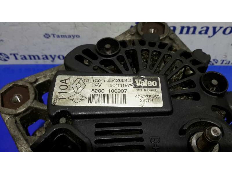 Recambio de alternador para renault scenic ii 1.5 dci diesel referencia OEM IAM 8200100907 2542664D TG11C011