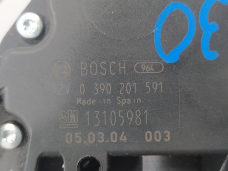 Recambio de motor limpia trasero para opel astra h caravan 1.9 cdti referencia OEM IAM 0390201591  13105981