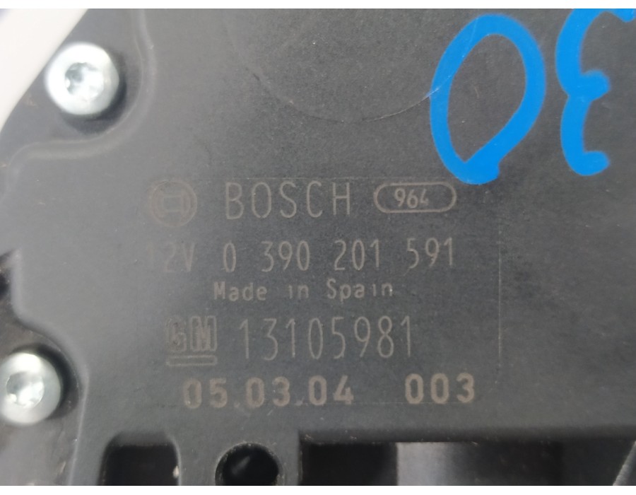 Recambio de motor limpia trasero para opel astra h caravan 1.9 cdti referencia OEM IAM 0390201591  13105981