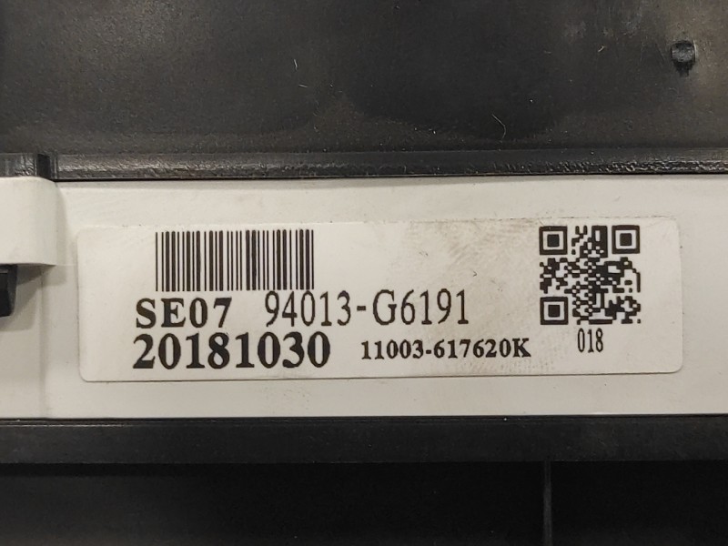 Recambio de cuadro instrumentos para kia picanto (ja) 1.0 cat referencia OEM IAM 94013G6191  11003617620K