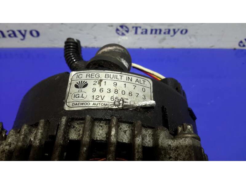 Recambio de alternador para daewoo matiz 0.8 cat referencia OEM IAM 219170  96380673