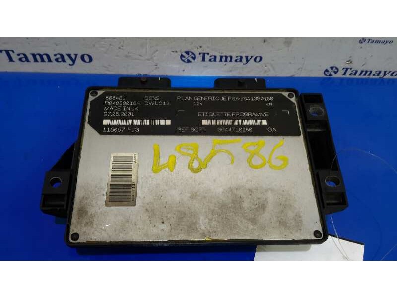 Recambio de centralita motor uce para peugeot 206 berlina 1.9 diesel referencia OEM IAM 9644710280 9641390180 R04080015H