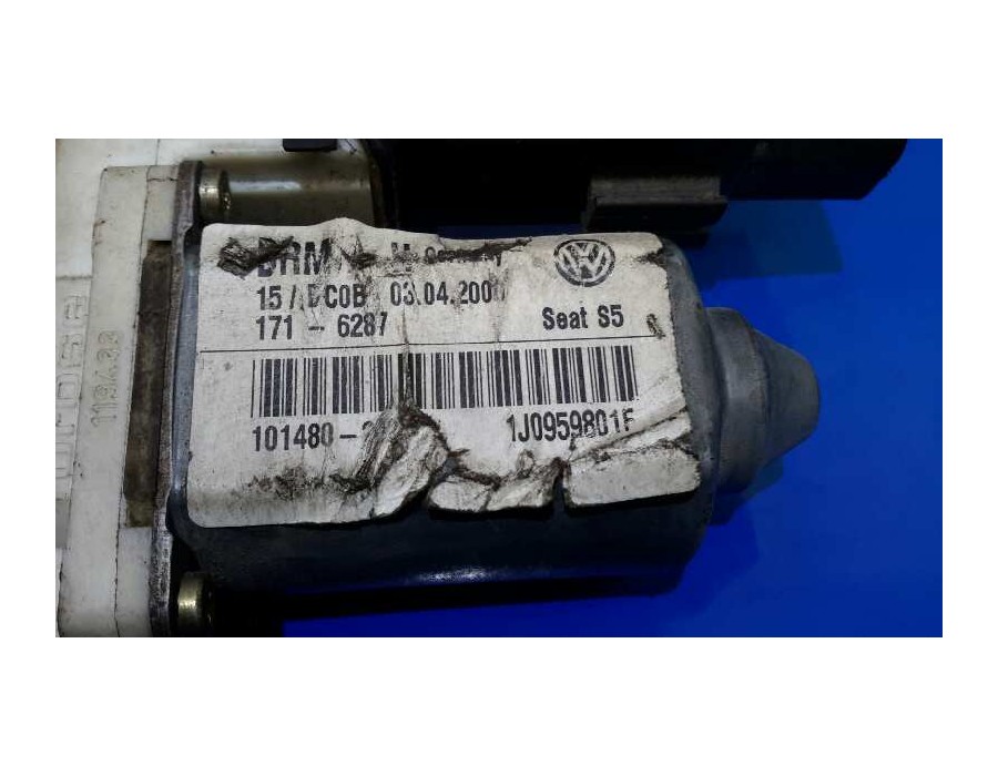 Recambio de motor elevalunas delantero izquierdo para seat leon (1m1) 1.9 tdi referencia OEM IAM 1J0959801F  101480202