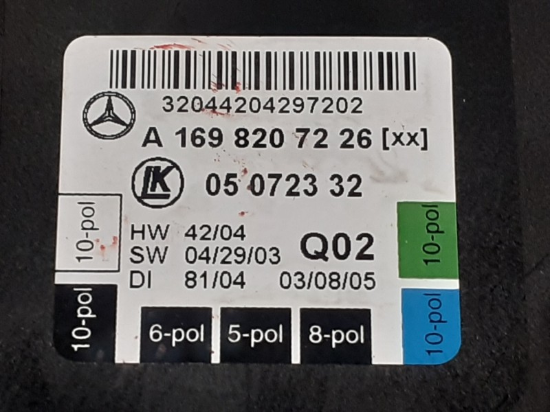 Recambio de modulo electronico para mercedes-benz clase b (w245) 2.0 cdi cat referencia OEM IAM A1698207226  