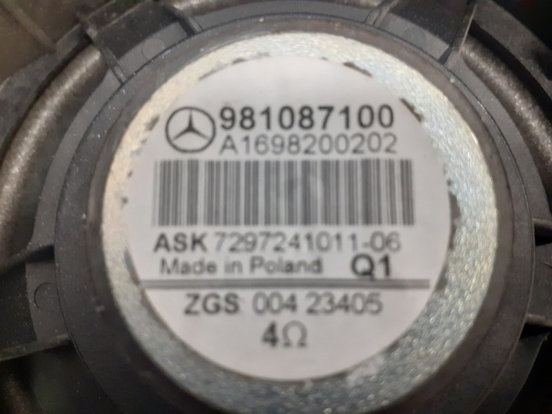 Recambio de elevalunas delantero derecho para mercedes-benz clase b (w245) 2.0 cdi cat referencia OEM IAM A1697202879  