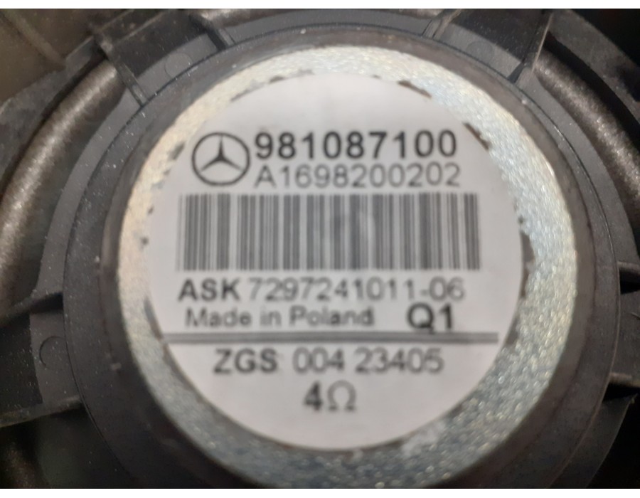 Recambio de elevalunas delantero derecho para mercedes-benz clase b (w245) 2.0 cdi cat referencia OEM IAM A1697202879  