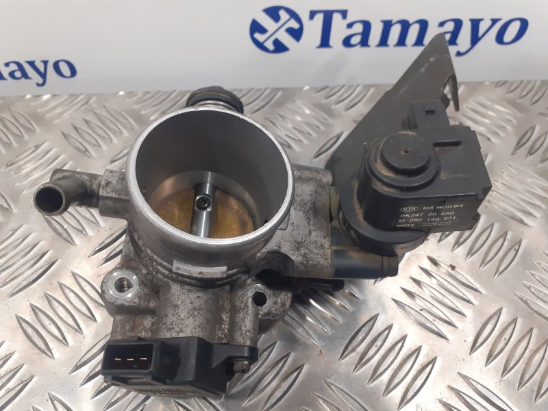 Recambio de caja mariposa para kia carens 1.6 cat referencia OEM IAM 0K24720660 0K24718911 M280140571