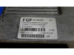 Recambio de centralita motor uce para opel corsa c 1.3 16v cdti cat (z 13 dt / ln9) referencia OEM IAM 55190069 7160002304 MJD6J 2