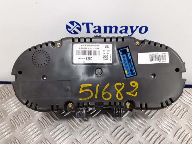 Recambio de cuadro instrumentos para volkswagen polo (6r1) 1.4 fsi referencia OEM IAM 6R0920860C  A2C53376825