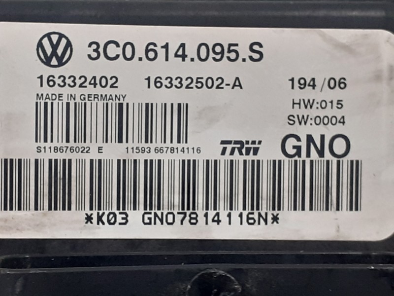 Recambio de abs para volkswagen passat variant (3c5) 2.0 tdi referencia OEM IAM 0261S04535 16332502A 16332402
