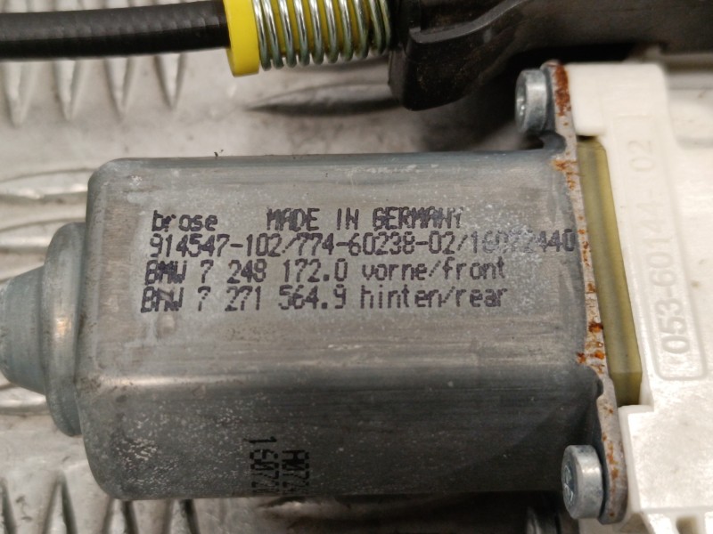 Recambio de elevalunas delantero derecho para bmw serie 5 lim. (f10) referencia OEM IAM 7182112F10S 942889100 72318889F18E