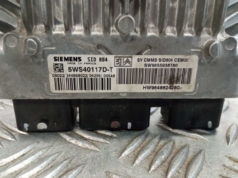 Recambio de centralita motor uce para citroën c3 pluriel referencia OEM IAM 5WS40117DT HW9648624280 SW9655938780