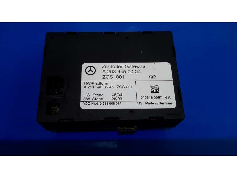 Recambio de modulo confort para mercedes-benz clase c (w203) berlina 2.2 cdi cat referencia OEM IAM A2034450000  