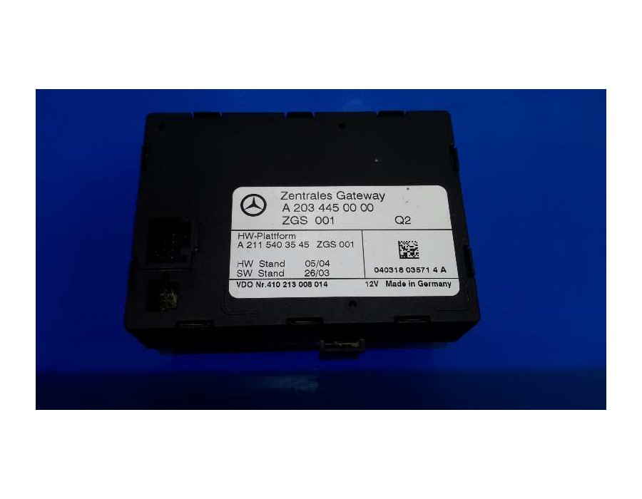 Recambio de modulo confort para mercedes-benz clase c (w203) berlina 2.2 cdi cat referencia OEM IAM A2034450000  