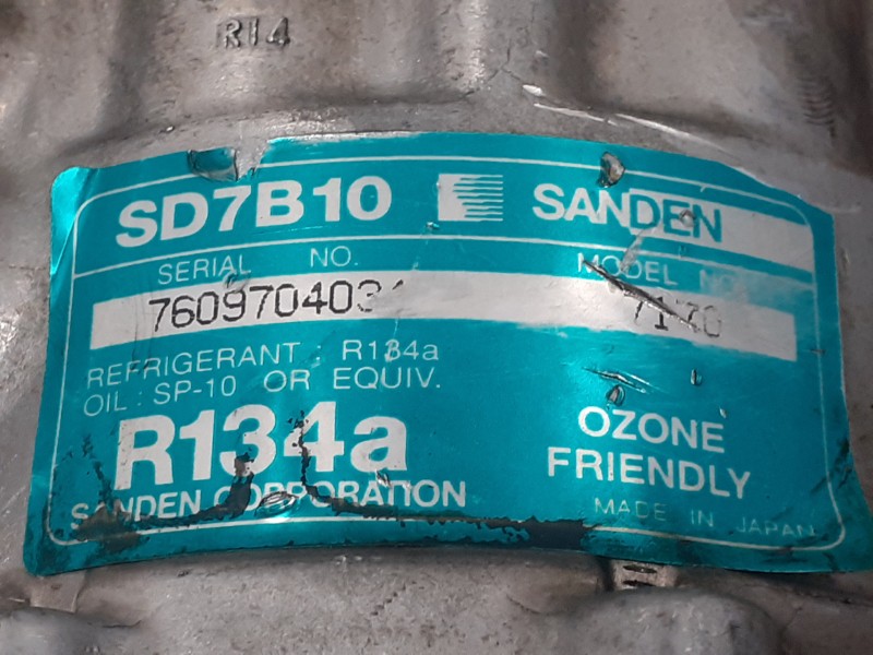 Recambio de compresor aire acondicionado para opel corsa b 1.7 diesel referencia OEM IAM SD7B107170  