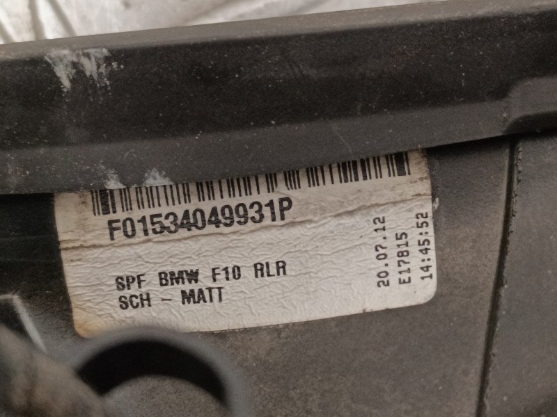 Recambio de retrovisor derecho para bmw serie 5 lim. (f10) referencia OEM IAM F01534049931P  F0153404