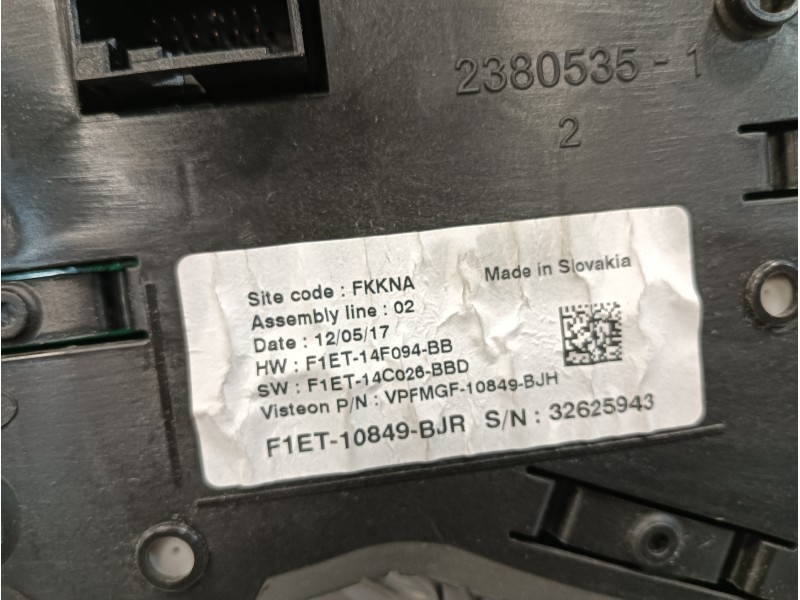 Recambio de cuadro instrumentos para ford focus lim. black&red referencia OEM IAM F1ET10849BJR F1ET14C026BBD F1ET14F094BB