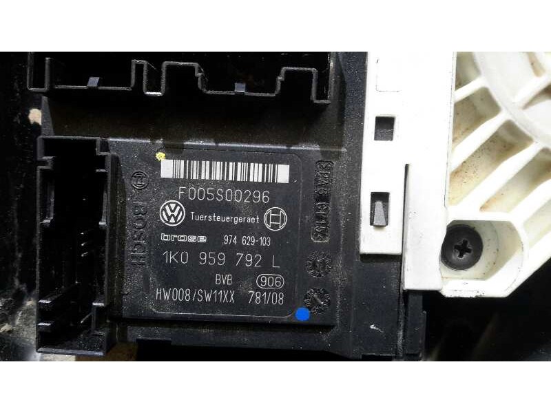 Recambio de elevalunas delantero derecho para volkswagen passat berlina (3c2) 2.0 tdi referencia OEM IAM 1K0959702P 3C1837756L 1