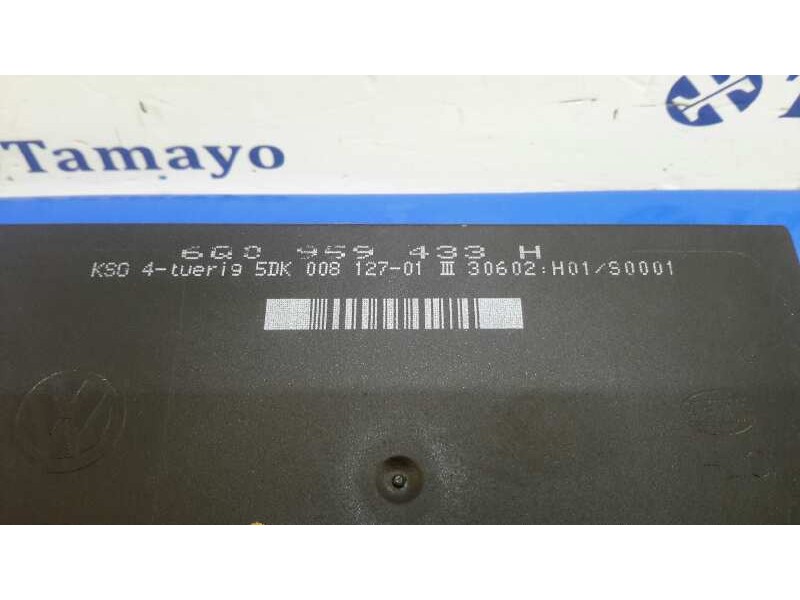 Recambio de centralita check control para volkswagen polo (9n1) referencia OEM IAM 6Q0959433H  5DK00812701