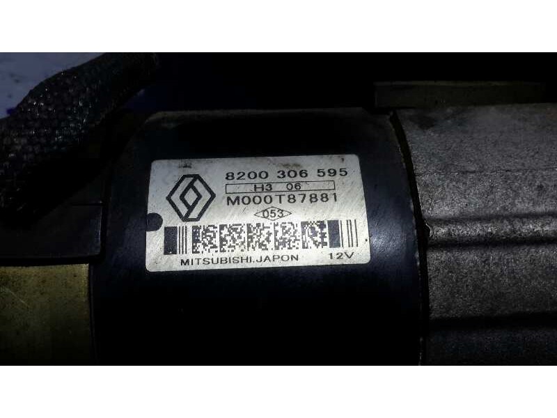 Recambio de motor arranque para renault megane ii berlina 5p referencia OEM IAM 8200306595  M000T87881