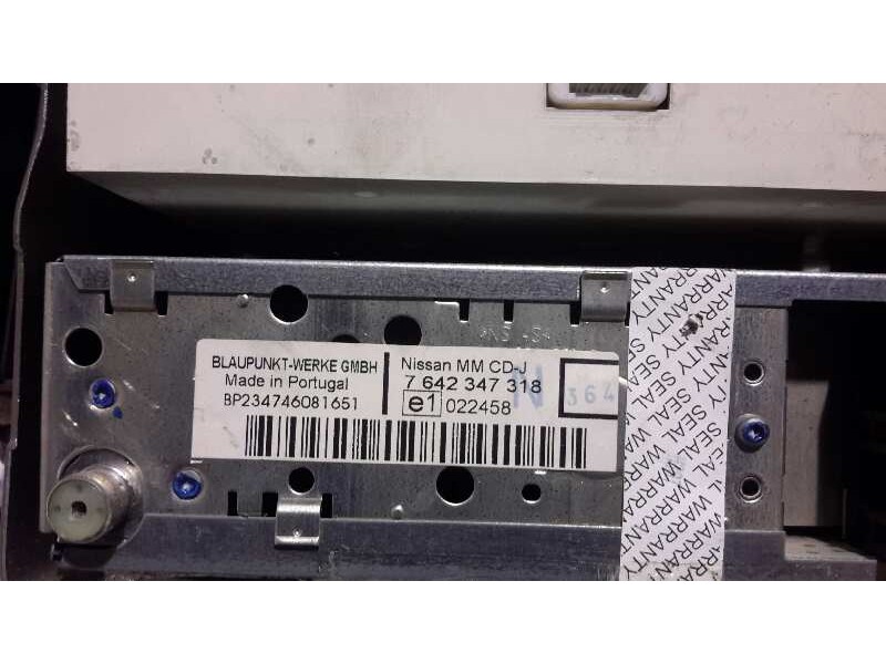 Recambio de pantalla / mando multifuncion para nissan micra (k12e) 1.2 cat referencia OEM IAM 7642347318  