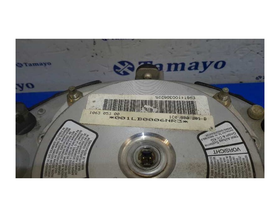 Recambio de airbag delantero izquierdo para volkswagen new beetle (9c1/1c1) 1.8 20v turbo referencia OEM IAM 1C0880201D  