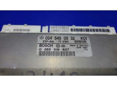 Recambio de centralita abs para mercedes-benz clase clk (w208) coupe 3.2 v6 18v cat referencia OEM IAM 0245450532  0265109407 2