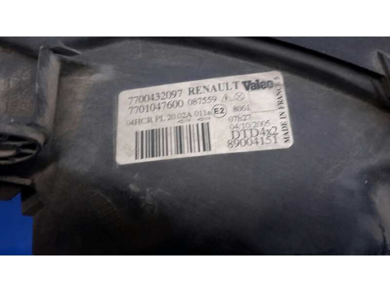 Recambio de faro derecho para renault scenic (ja..) 1.4 16v referencia OEM IAM 7700432097  7701047600