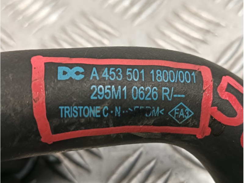 Recambio de tubo agua para smart forfour eq referencia OEM IAM A4535011800  