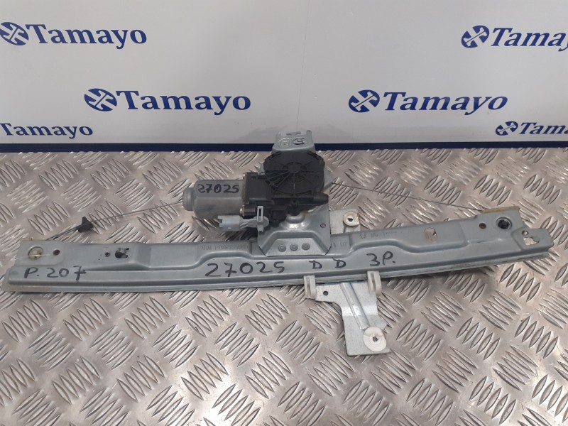 Recambio de elevalunas delantero derecho para peugeot 207 1.6 16v referencia OEM IAM 400912D  