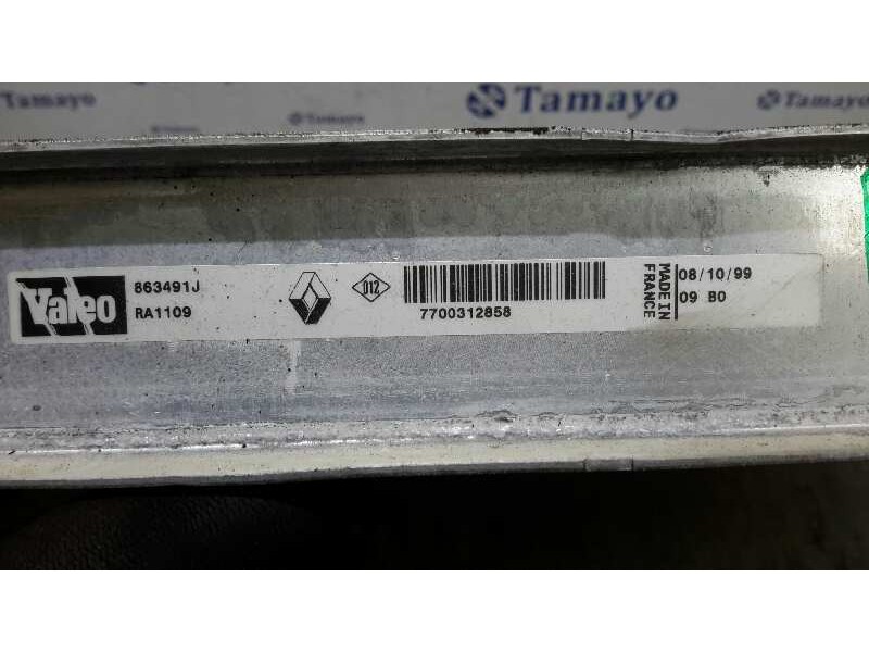 Recambio de radiador agua para renault kangoo (f/kc0) 1.9 diesel referencia OEM IAM 7700312858  