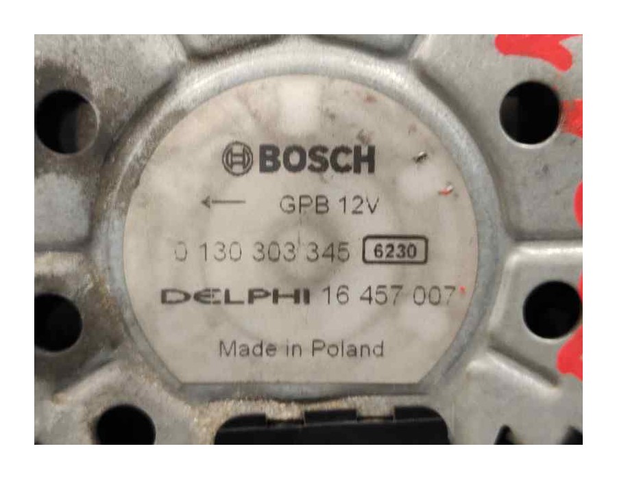 Recambio de electroventilador para opel zafira tourer referencia OEM IAM 0130303345  