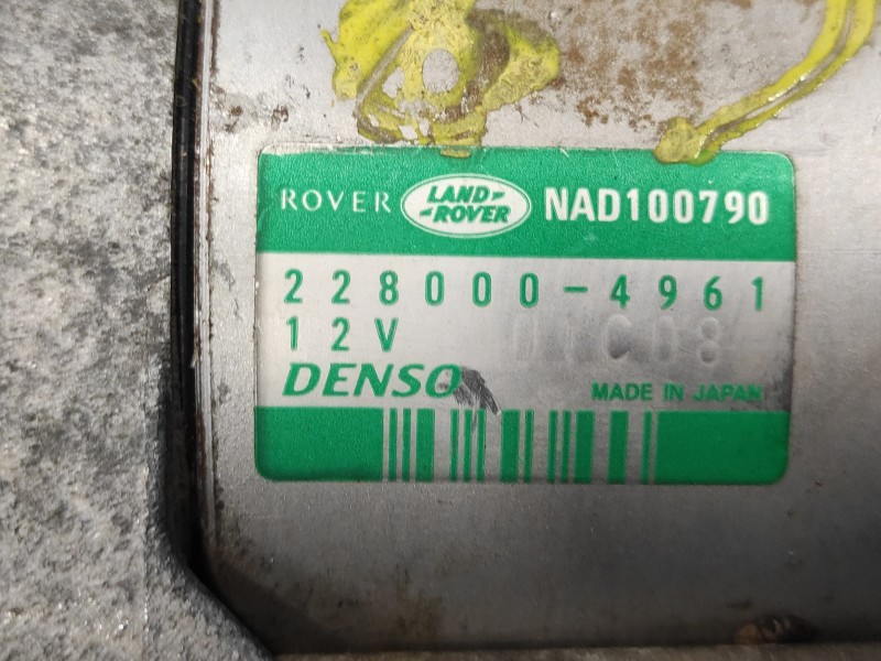 Recambio de motor arranque para mg serie 25 (rf) 2.0 idt cat referencia OEM IAM 2280004961  NAD100790