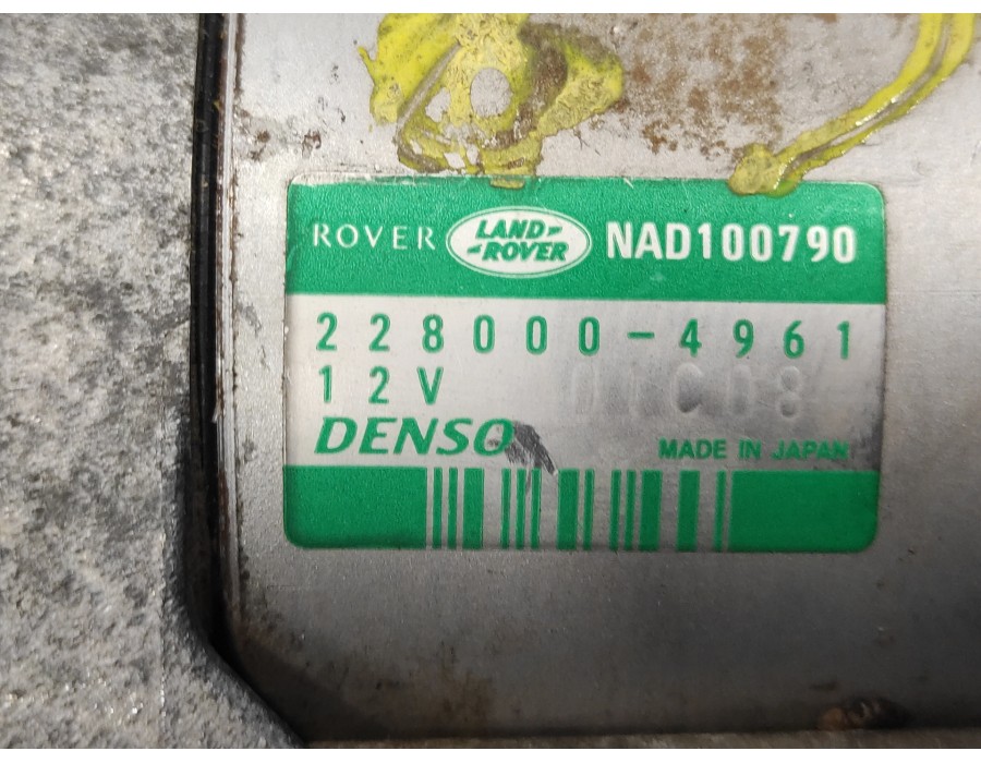 Recambio de motor arranque para mg serie 25 (rf) 2.0 idt cat referencia OEM IAM 2280004961  NAD100790