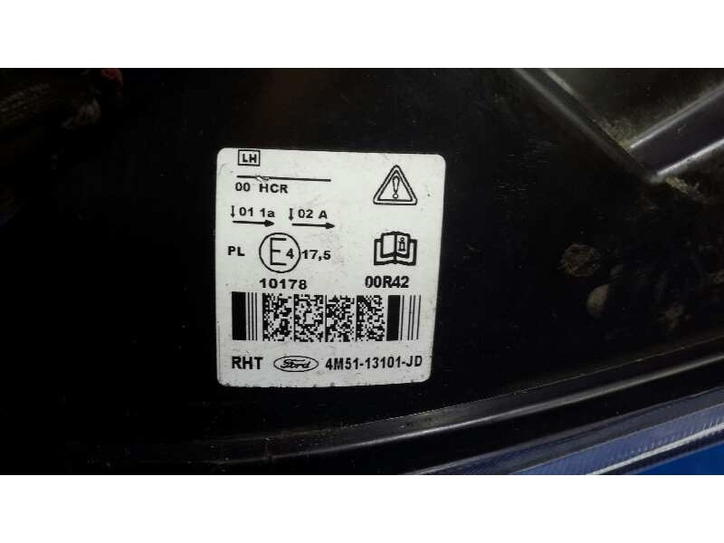 Recambio de faro izquierdo para ford focus berlina (cap) referencia OEM IAM 4M5113101JD  