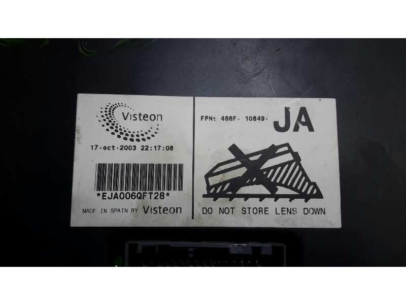 Recambio de cuadro instrumentos para ford fiesta berlina (dx) referencia OEM IAM 4S6F10849JA  