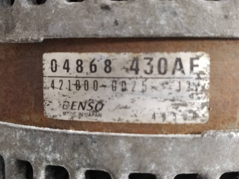 Recambio de alternador para chrysler voyager (rg) 3.3 grand voyager limited awd referencia OEM IAM 4210000025  04868430AF