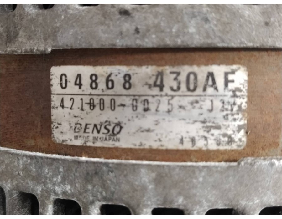 Recambio de alternador para chrysler voyager (rg) 3.3 grand voyager limited awd referencia OEM IAM 4210000025  04868430AF