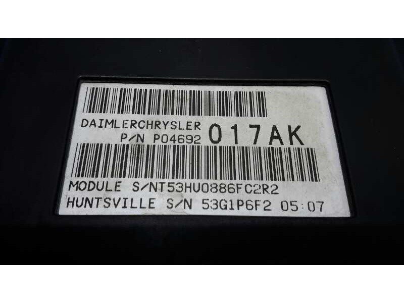 Recambio de modulo electronico para chrysler jeep commander 3.0 v6 crd limited referencia OEM IAM P04692024AK  