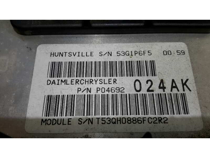 Recambio de modulo electronico para chrysler jeep commander 3.0 v6 crd limited referencia OEM IAM P04692024AK  
