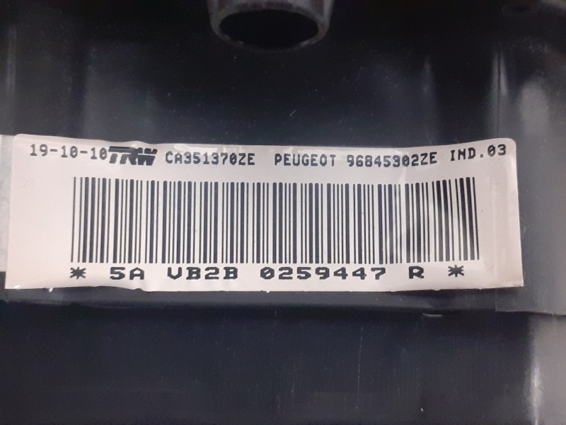 Recambio de airbag delantero izquierdo para peugeot 5008 sport pack referencia OEM IAM 96845302ZE  