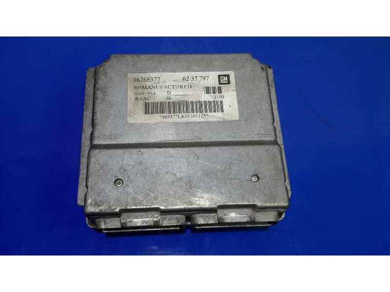 Recambio de centralita motor uce para opel astra g berlina 1.6 referencia OEM IAM 16268377  6237797
