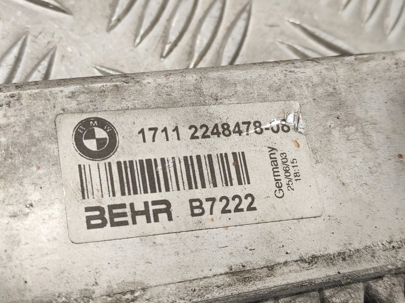 Recambio de radiador agua para bmw serie 5 berlina (e60) 3.0 turbodiesel cat referencia OEM IAM 17112248478  